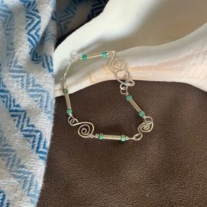 Handmade tennis bracelet